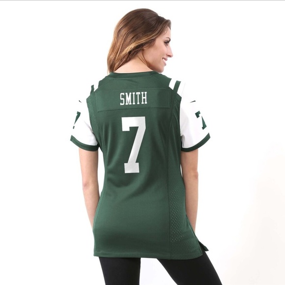 Geno Smith New York Jets Official Nike Women’s Game Jersey – Green - Picture 3 of 9